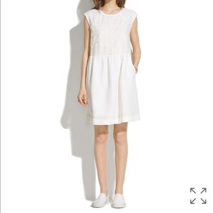 Madewell linen sand weave dress